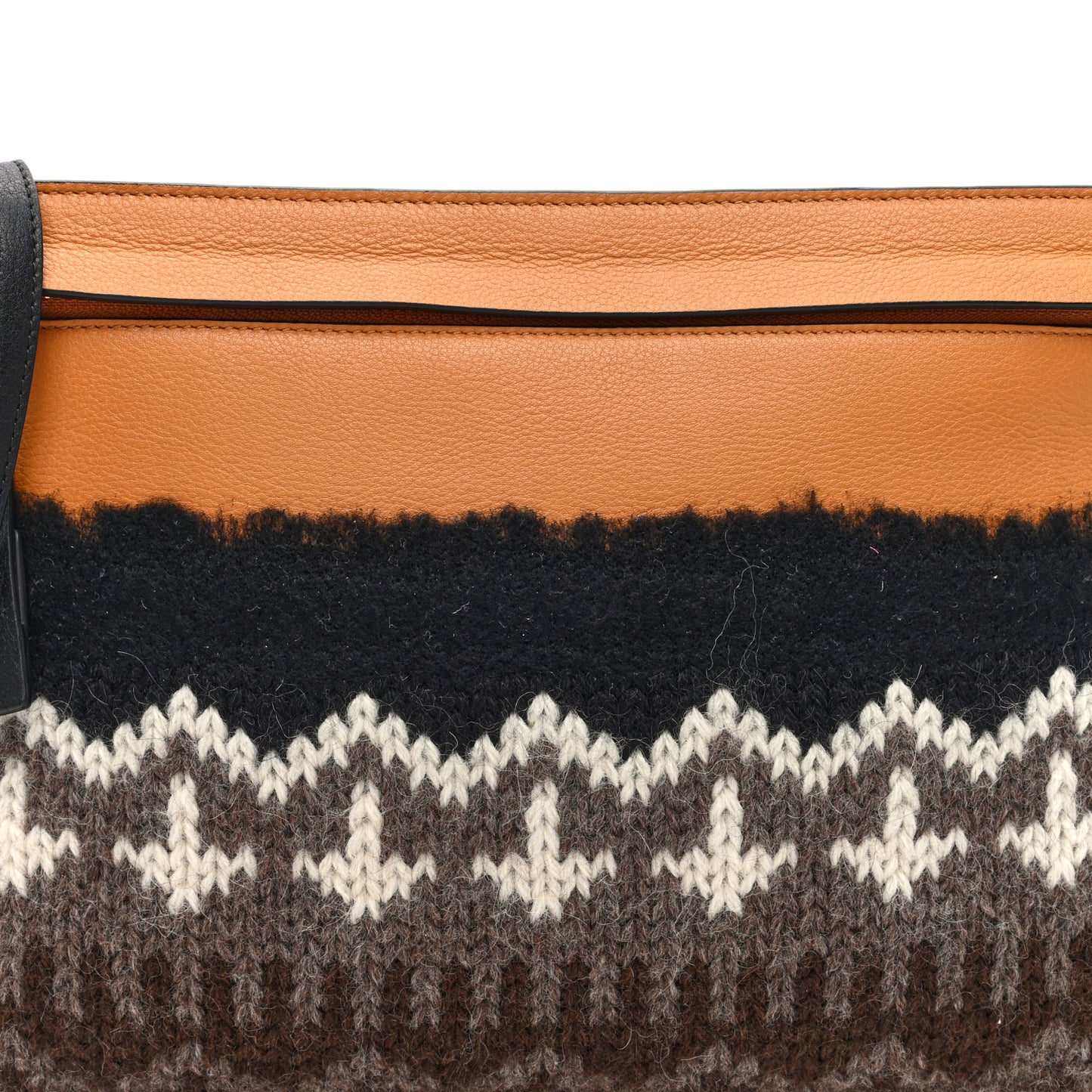 Calfskin Crochet Shoulder Bag