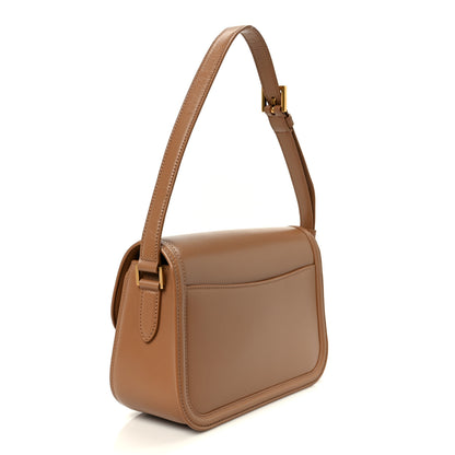 Saint Laurent Soft Ultracalfskin Monogram Small Solferino Shoulder Bag New Hazelnut 3 of 10