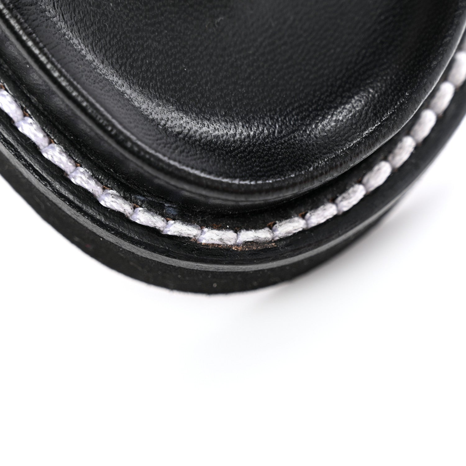 Louis Vuitton Calfskin Embossed Monogram Sunset Flat Comfort Mule 36 Black 12 of 13