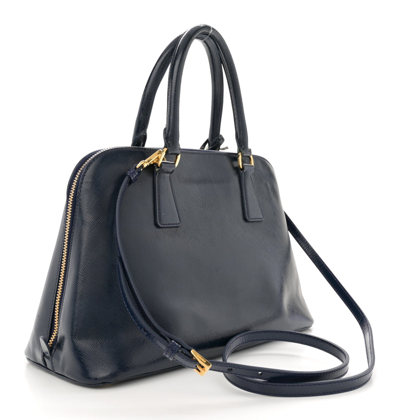 Saffiano Vernice Medium Promenade Tote Royal