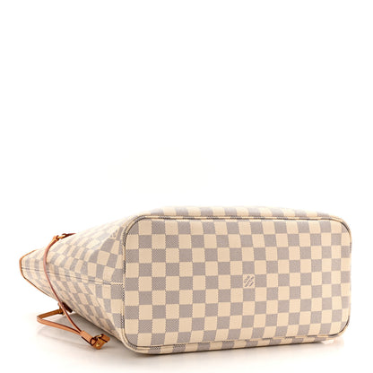 Louis Vuitton Damier Azur Neo Neverfull MM Rose Ballerine 4 of 11