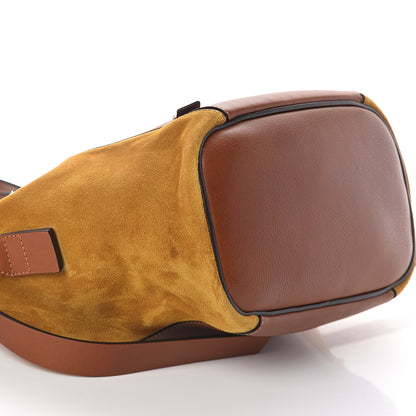 Chloe Smooth Calfskin Suede Medium Myer Double Carry Bag Caramel 6 of 7