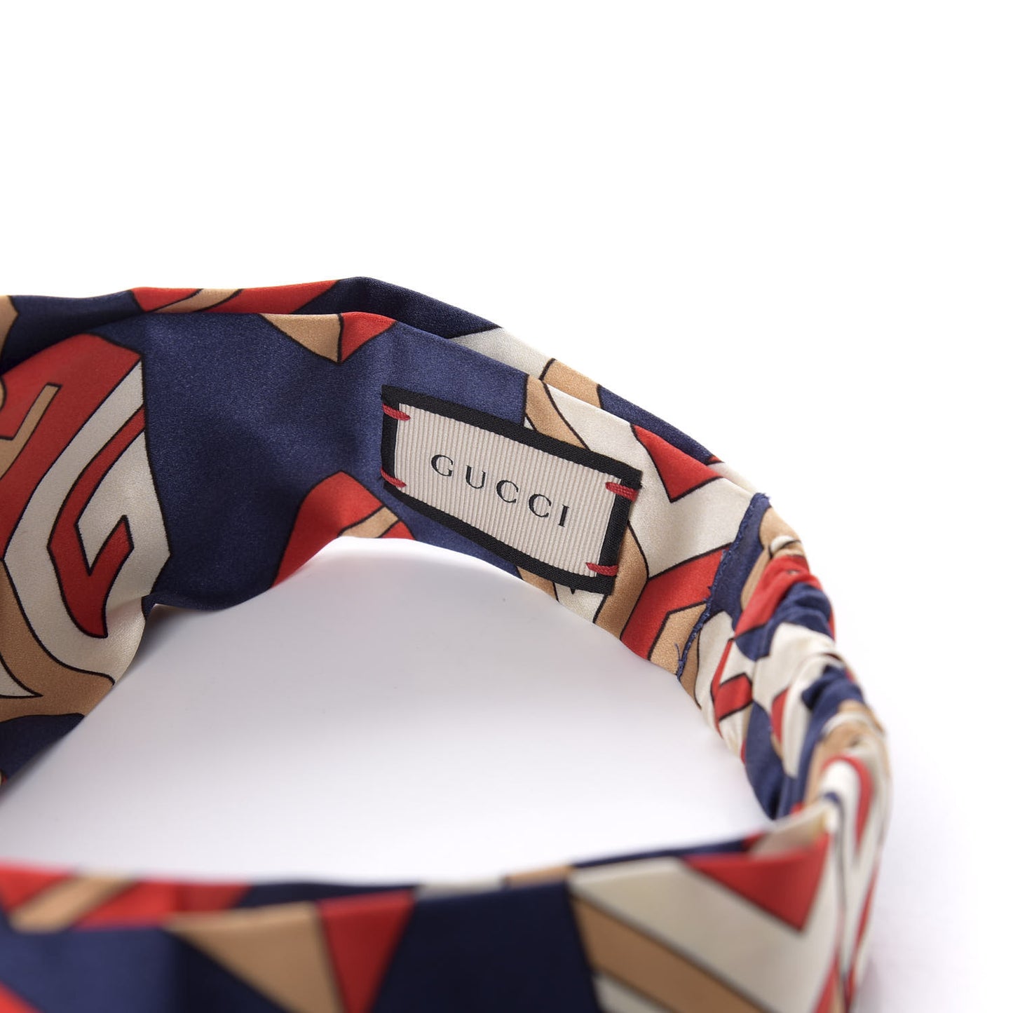 Silk GG Wallpaper Duchess Headband Royal Blue Red