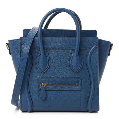 Celine Goatskin Nano Luggage Sea 1 of 9