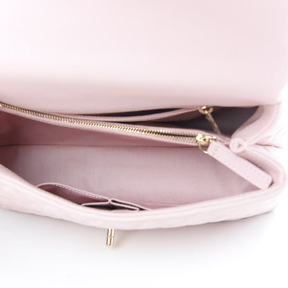 Chanel Caviar Quilted Small Coco Handle Flap Lilas Lilac 5 of 11