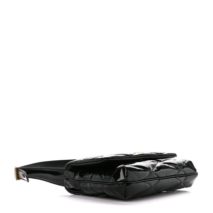 Saint Laurent Patent Quilted Le 57 Diamond Shoulder Bag Black 4 of 10