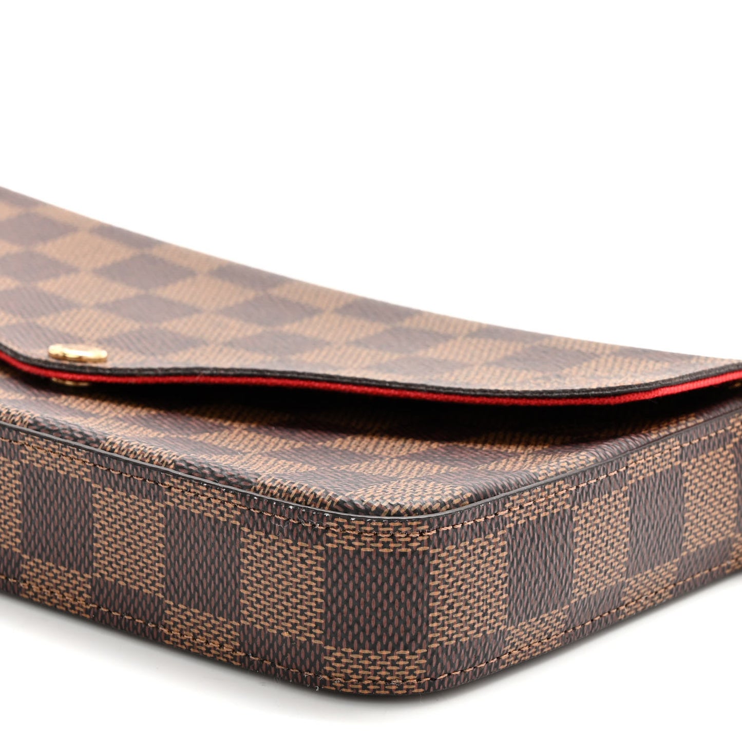 Damier Ebene Pochette Felicie Chain Wallet