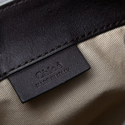 Chloe Suede Calfskin Mini Faye Backpack Carbon Brown 8 of 9