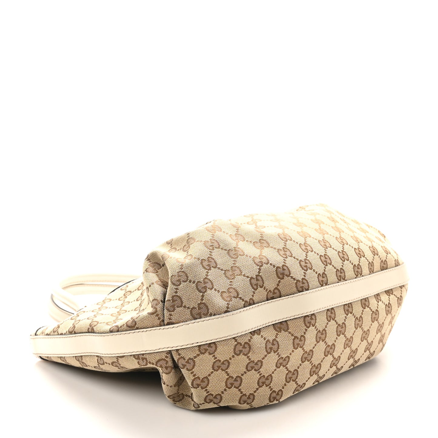 Monogram Medium Scarlett Studded Tote Off White