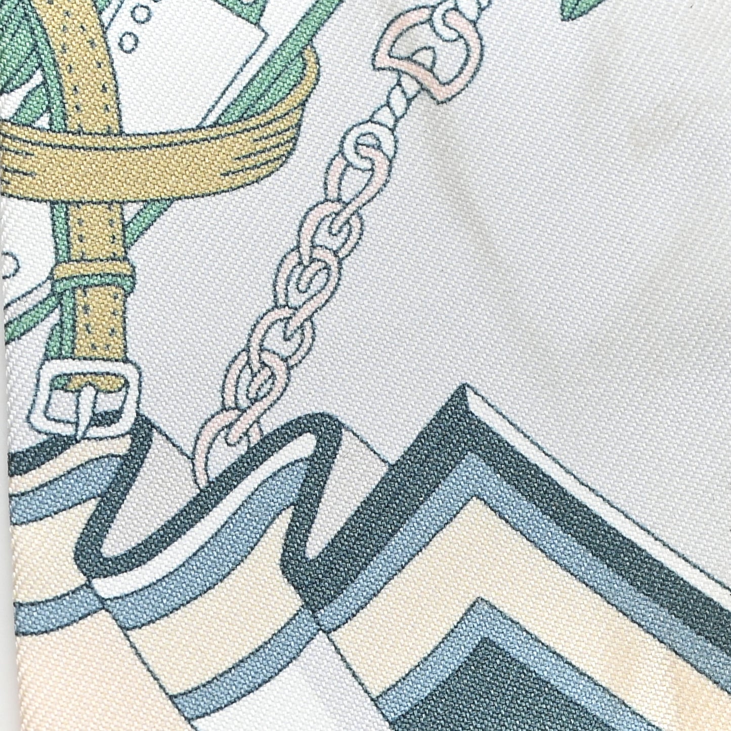 Silk Cliquetis Twilly Ciel White Menthol