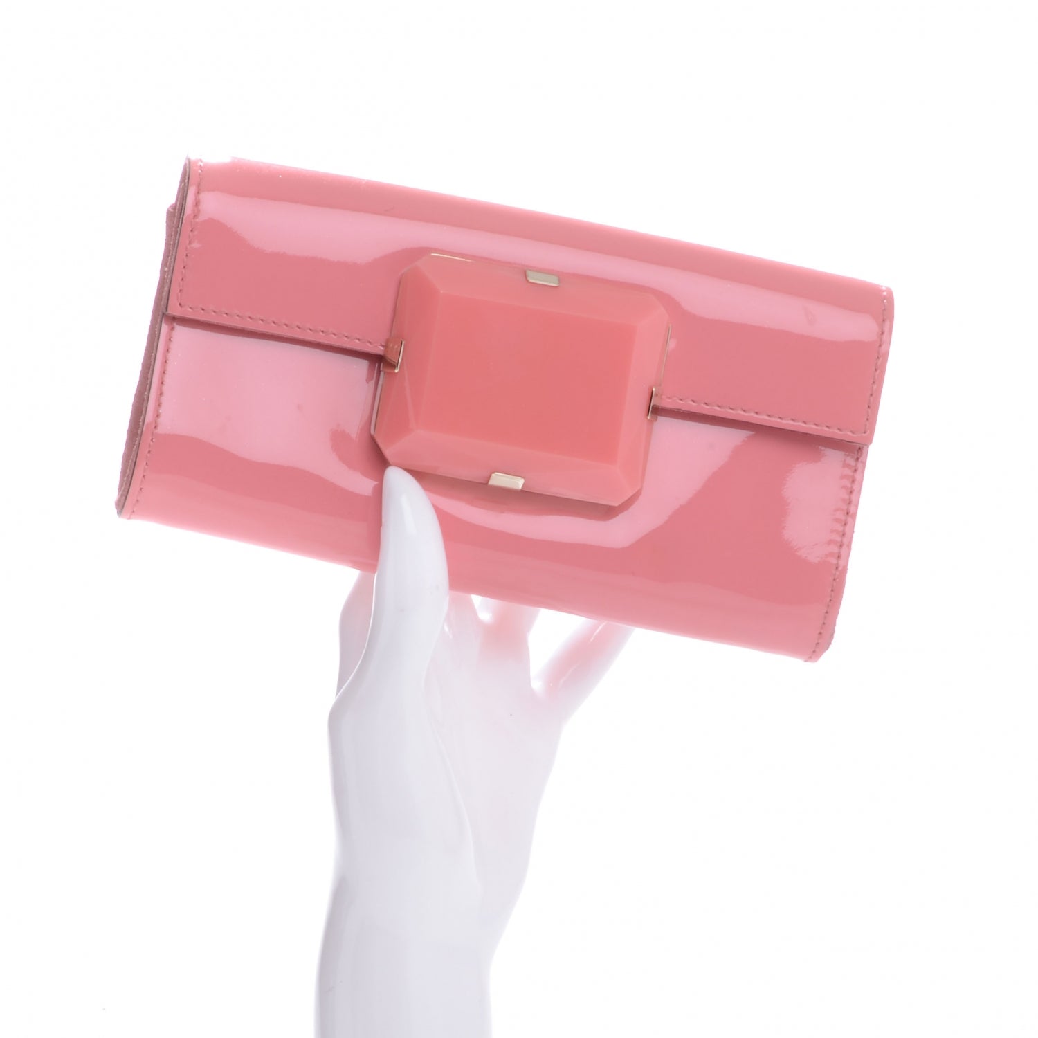 Gucci Patent Small Clutch Pink 2 of 7