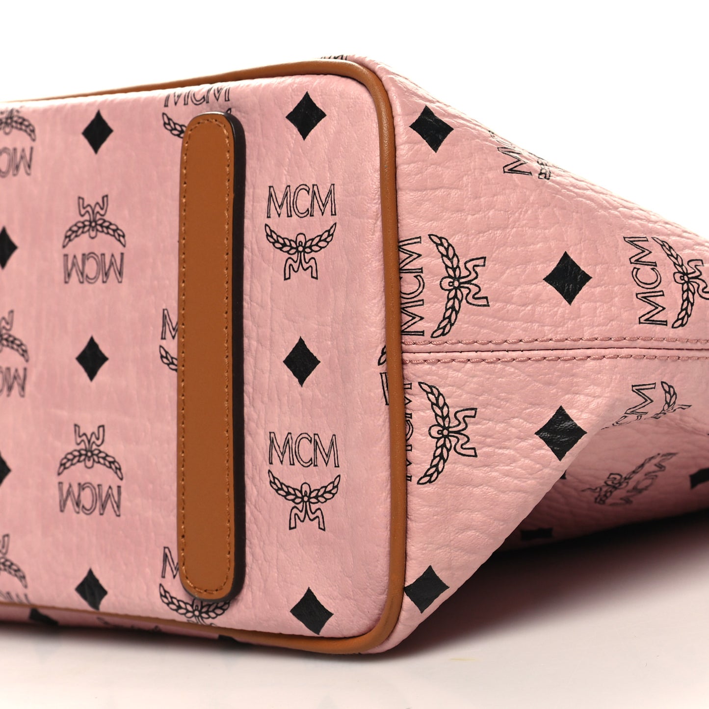 Visetos Medium Anya Zip Top Shopper Tote Soft Pink