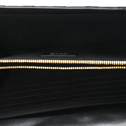 Versace Lambskin Quilted Medusa Wallet On Chain Crossbody Black 5 of 9