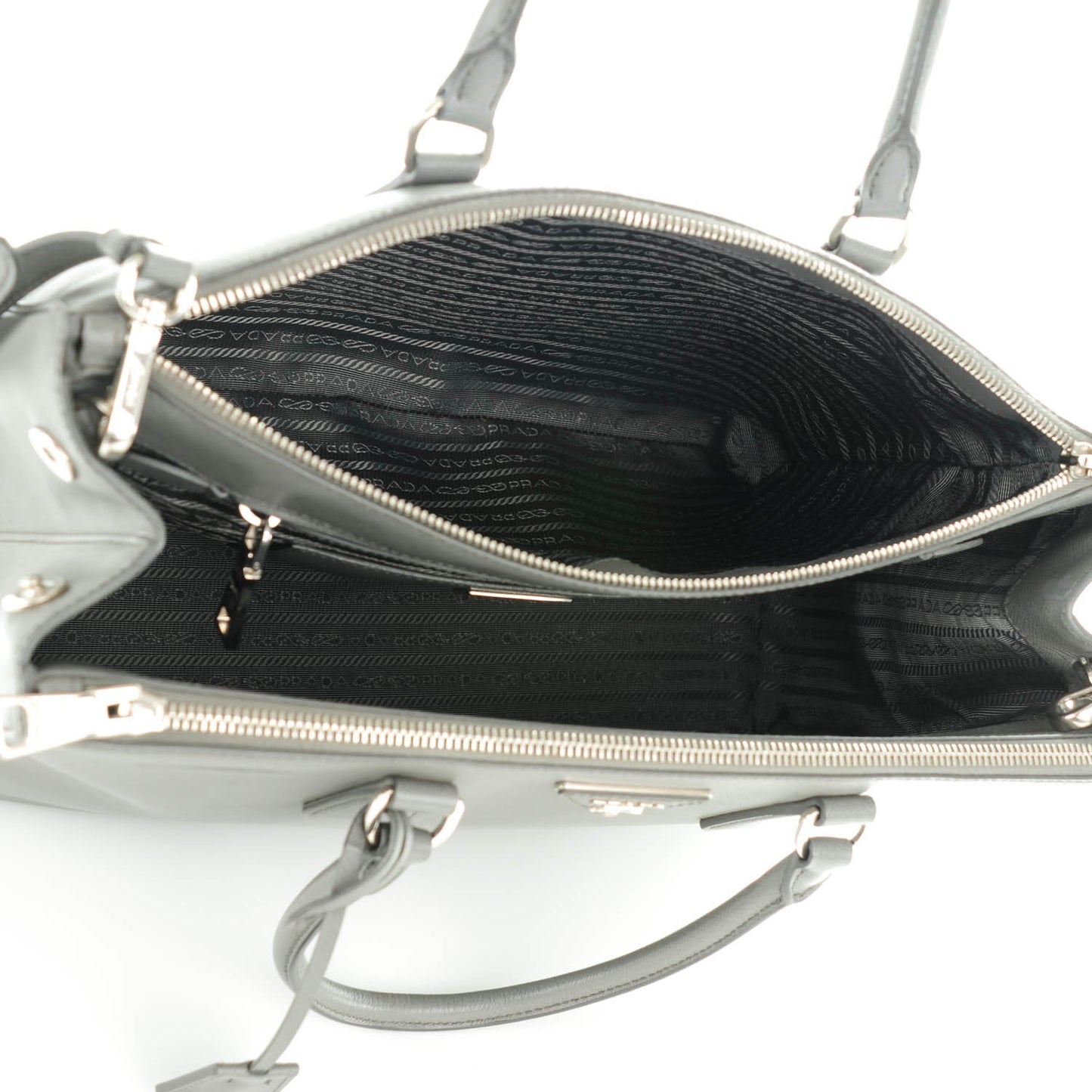 Saffiano Large Galleria Double Zip Tote Marmo