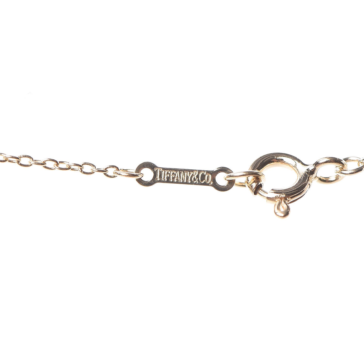 Tiffany 18K Yellow Gold Paloma Picasso Loving Heart Necklace 6 of 9