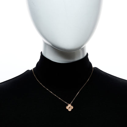 Van Cleef & Arpels 18K Rose Gold Vintage Alhambra Pendant Necklace 2 of 6