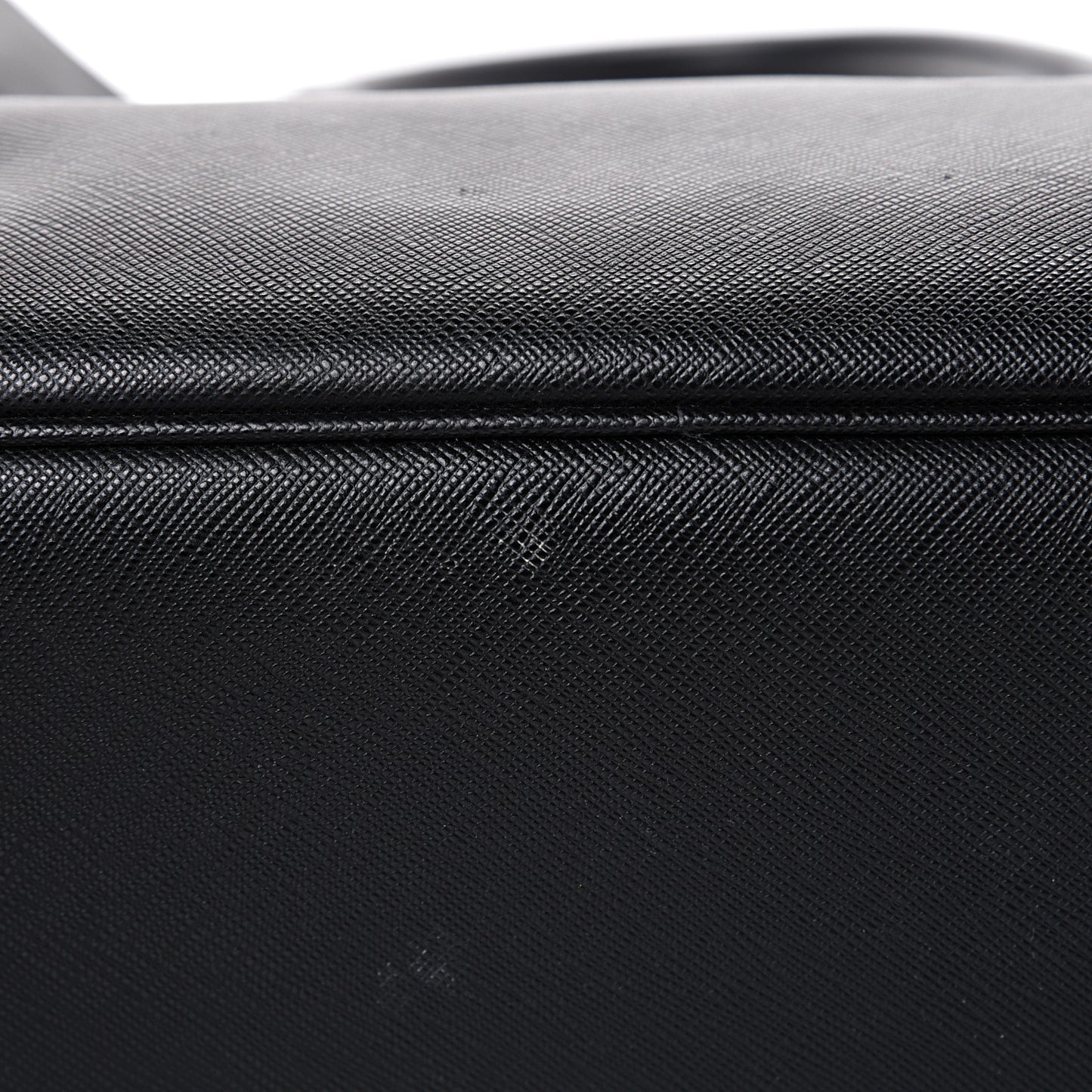 Saffiano Lux Large Tote Black