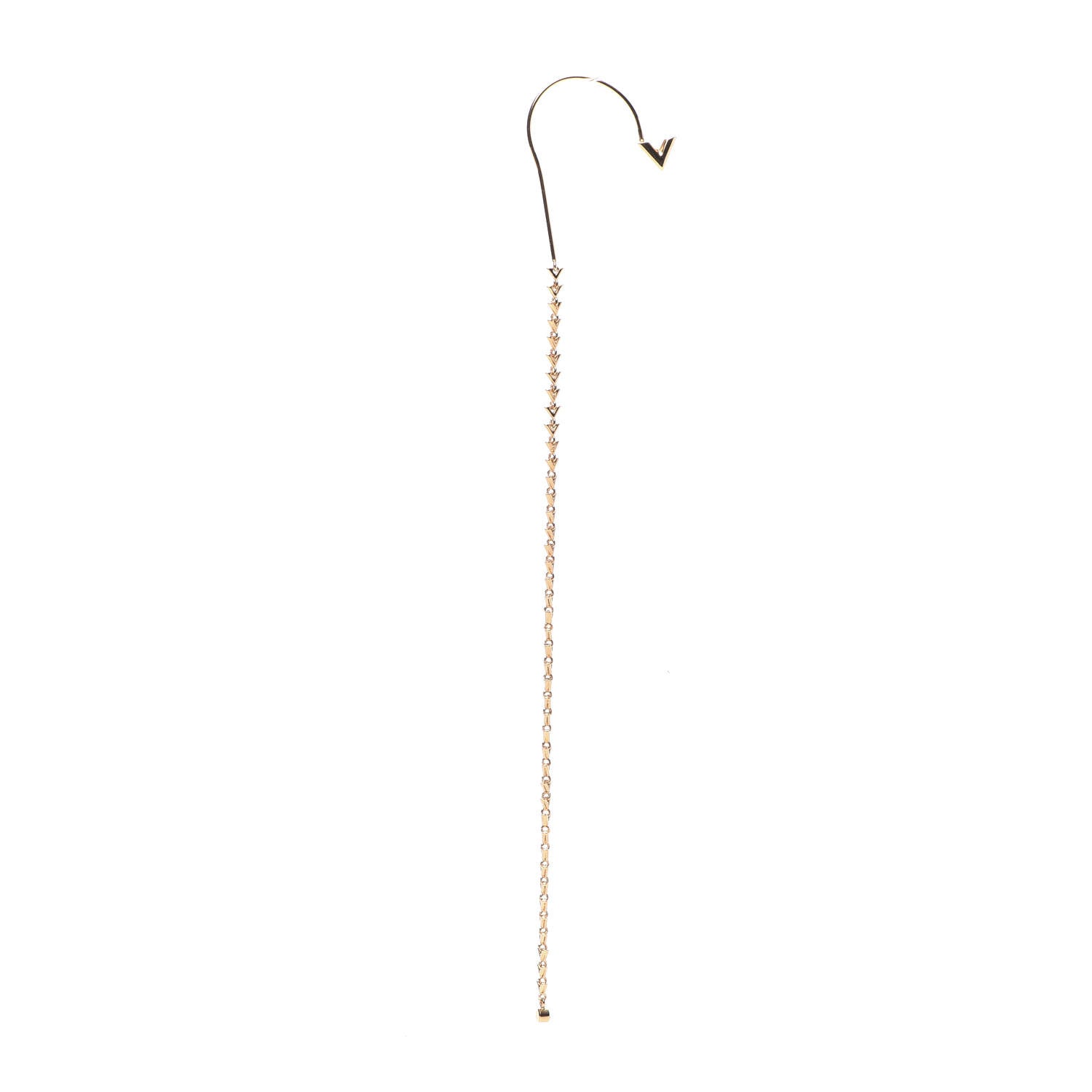 Louis Vuitton Petit Essential V Chain Ear Cuff Gold 1 of 3