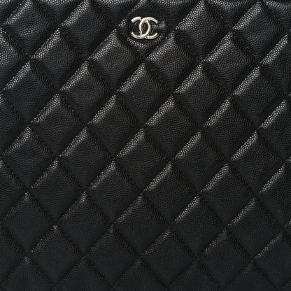 Chanel Caviar Quilted Medium Cosmetic Case Black 8 of 9