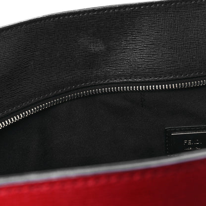 Fendi Vitello Elite Cuoio Monster Buggies Medium Roll Tote Mattone Black Multicolor Lavagna 11 of 12