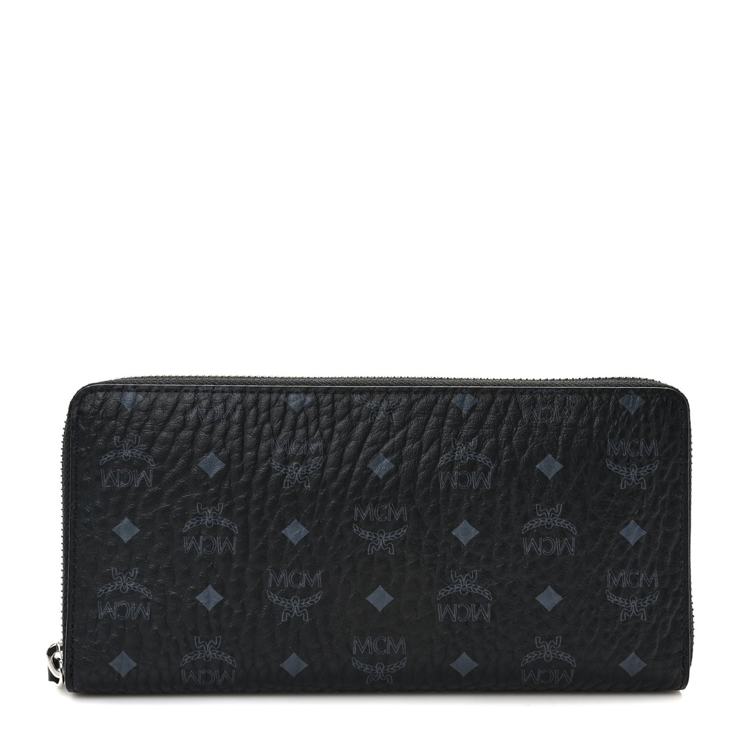 Visetos Large Zip Around Wallet Black