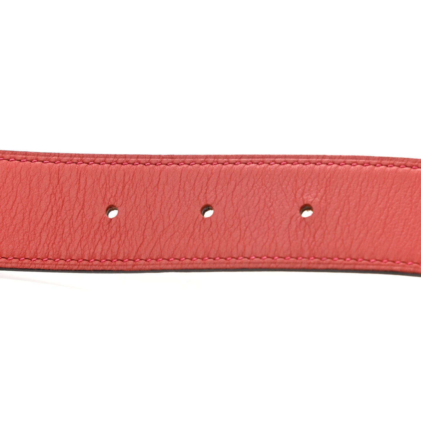 Swift Epsom 32mm H Belt 90 Rouge Casaque Gold
