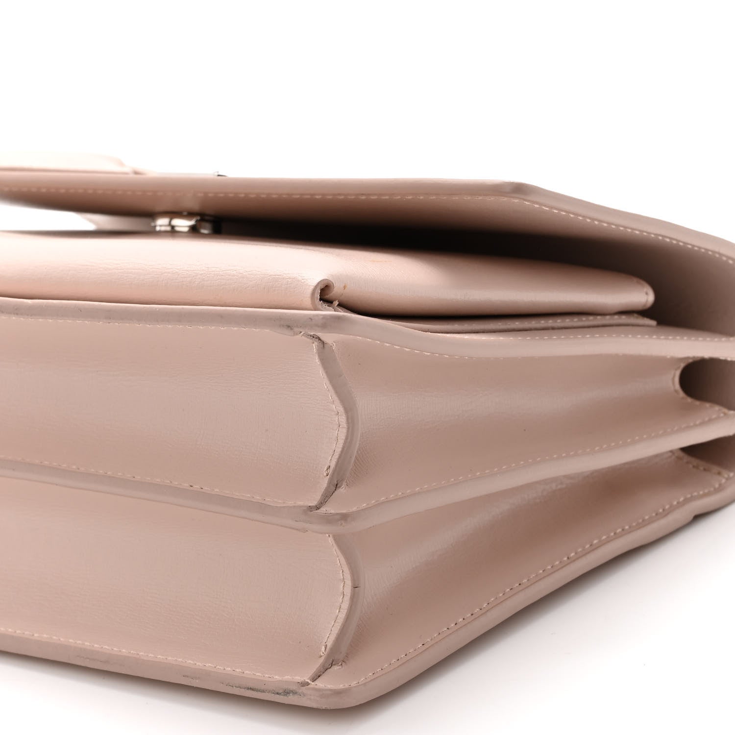 Saint Laurent Calfskin Medium Monogram Sunset Marble Pink 9 of 10