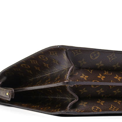 Louis Vuitton Monogram Serviette Fermoir NM Briefcase 4 of 12