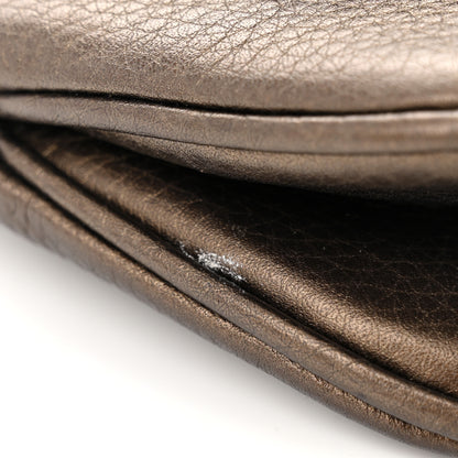 Gucci Pebbled Calfskin Small 1973 Chain Shoulder Bag Gold 11 of 12