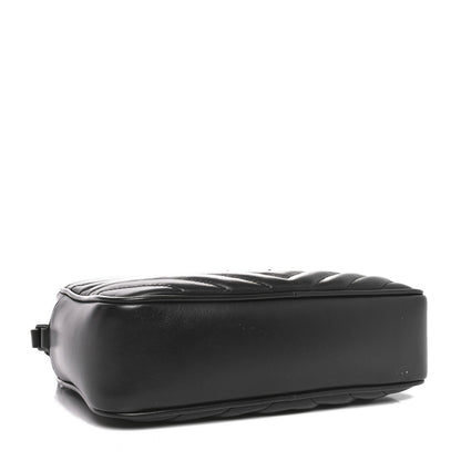 Saint Laurent Calfskin Matelasse Monogram Monochrome Lou Camera Bag Black 4 of 10