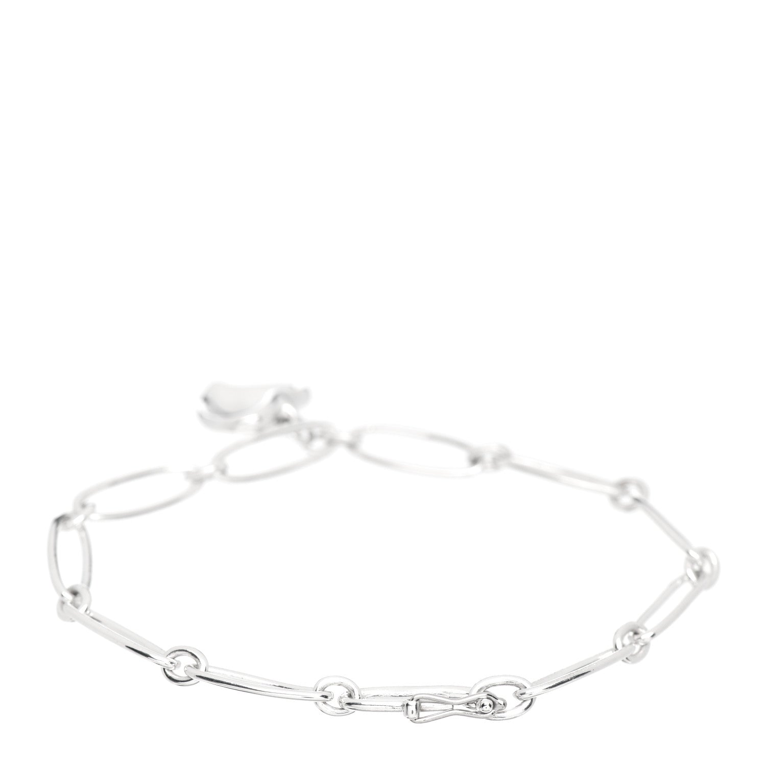 Tiffany Sterling Silver Elsa Peretti Full Heart Bracelet 3 of 4