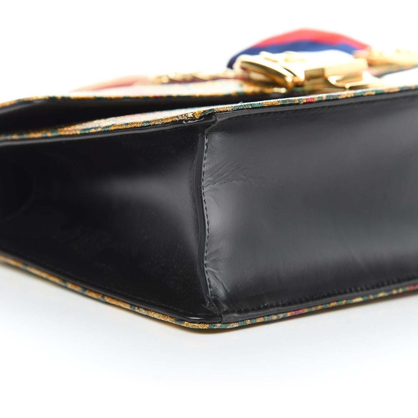 Iridescent Brocade Small Sylvie Shoulder Bag Gold