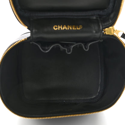 Chanel Caviar Vanity Cosmetic Case Black 5 of 8