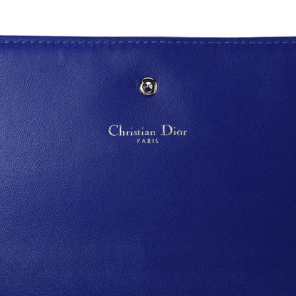 Christian Dior Lambskin Diorama Croisiere Chain Wallet Blue 8 of 11