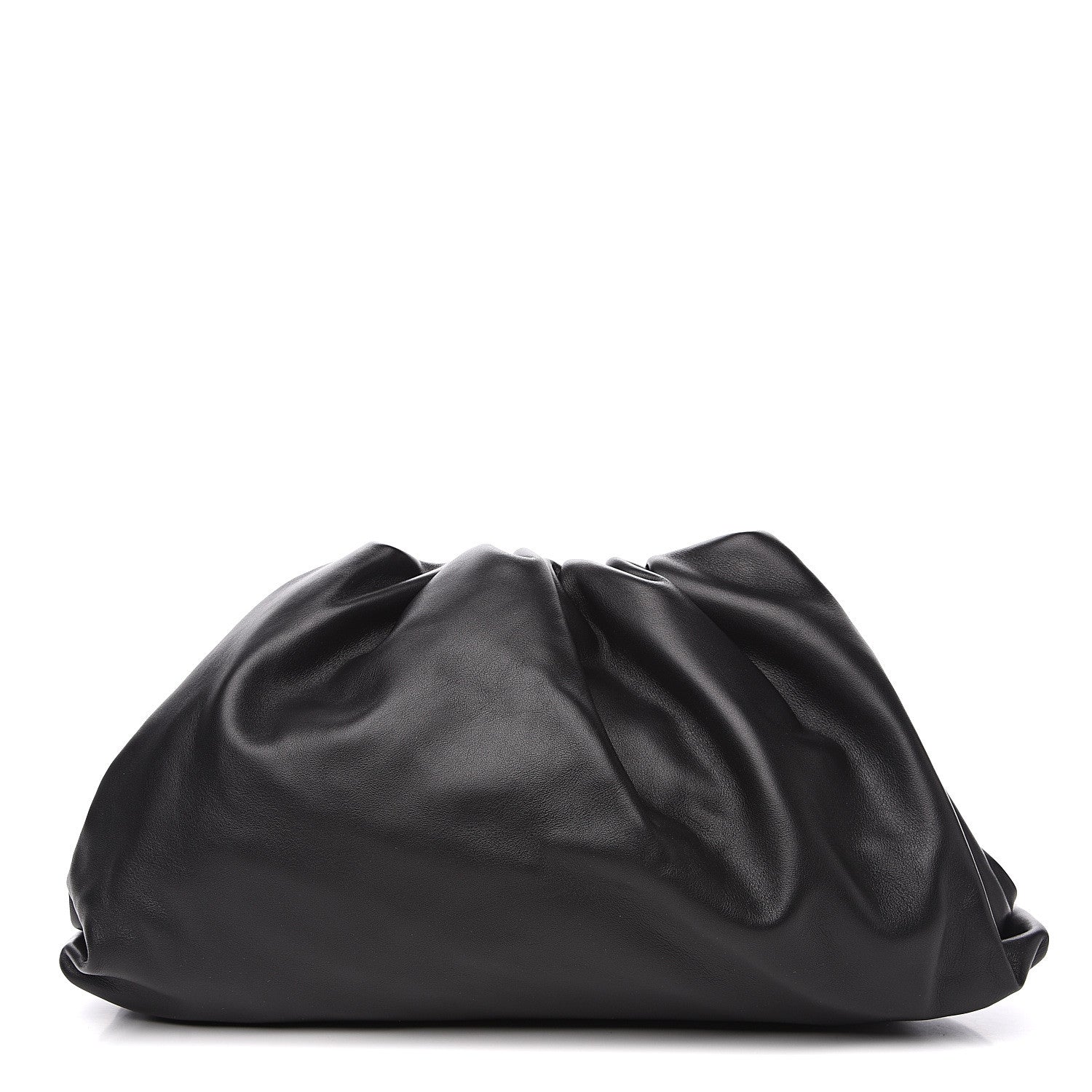 Bottega Veneta Smooth Butter Calf The Pouch Oversized Clutch Black 1 of 9
