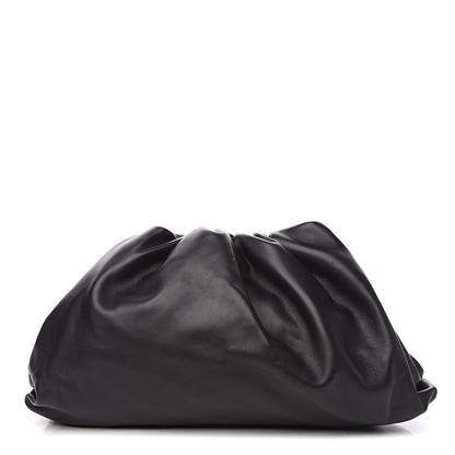 Bottega Veneta Smooth Butter Calf The Pouch Oversized Clutch Black 1 of 9