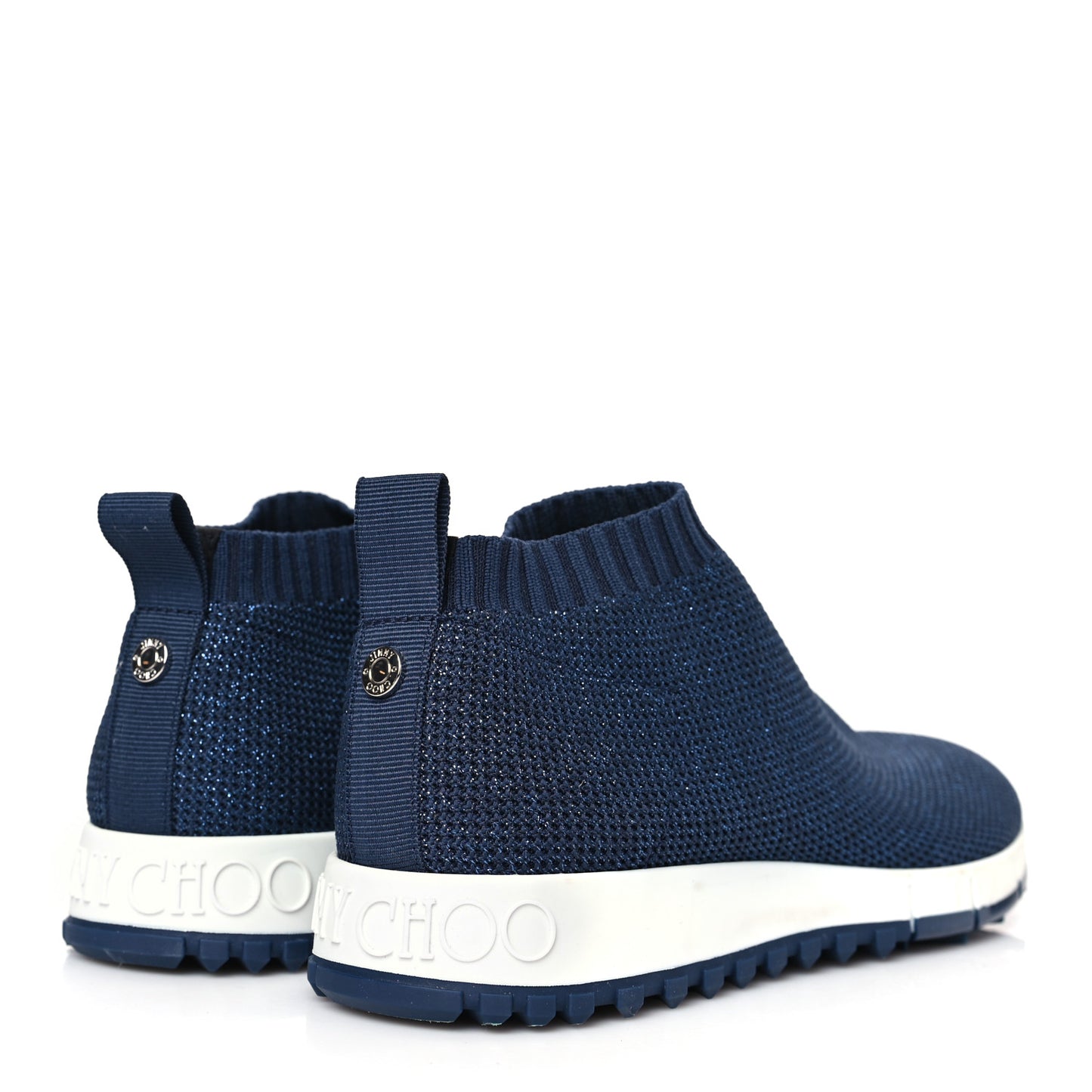 Lurex Knit Norway Sneakers 36 Navy