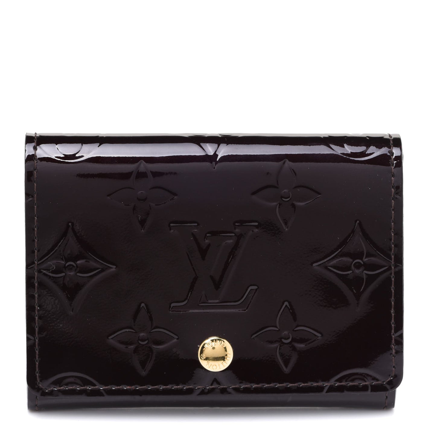 Vernis Business Card Holder Amarante