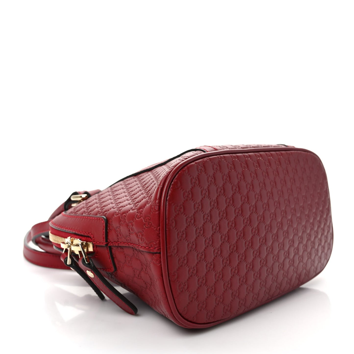 Soft Microguccissima Mini Dome Bag Rosso
