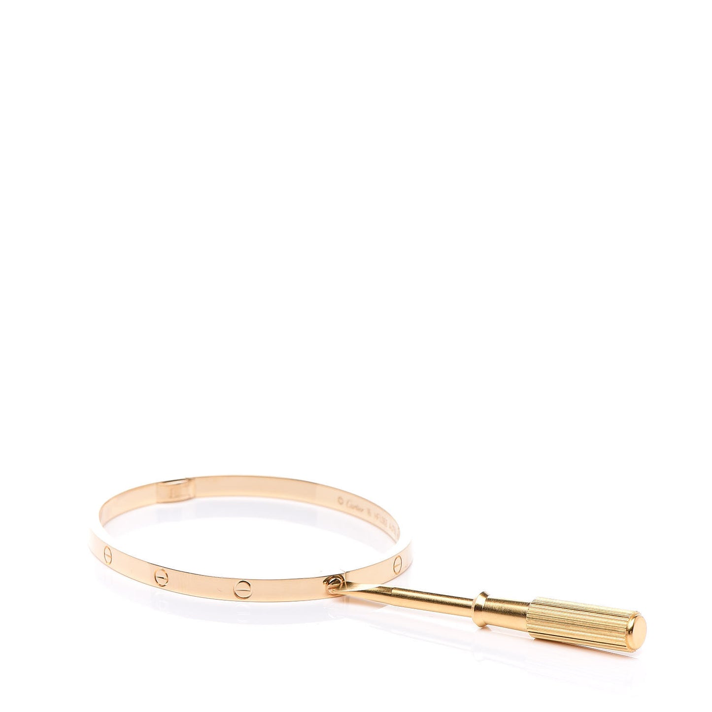 18K Yellow Gold Small LOVE Bracelet 16