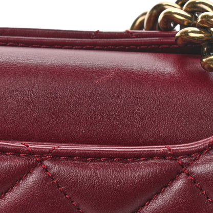 Chanel Calfskin Quilted Large Perfect Edge Flap Burgundy Burgundy 15 of 15