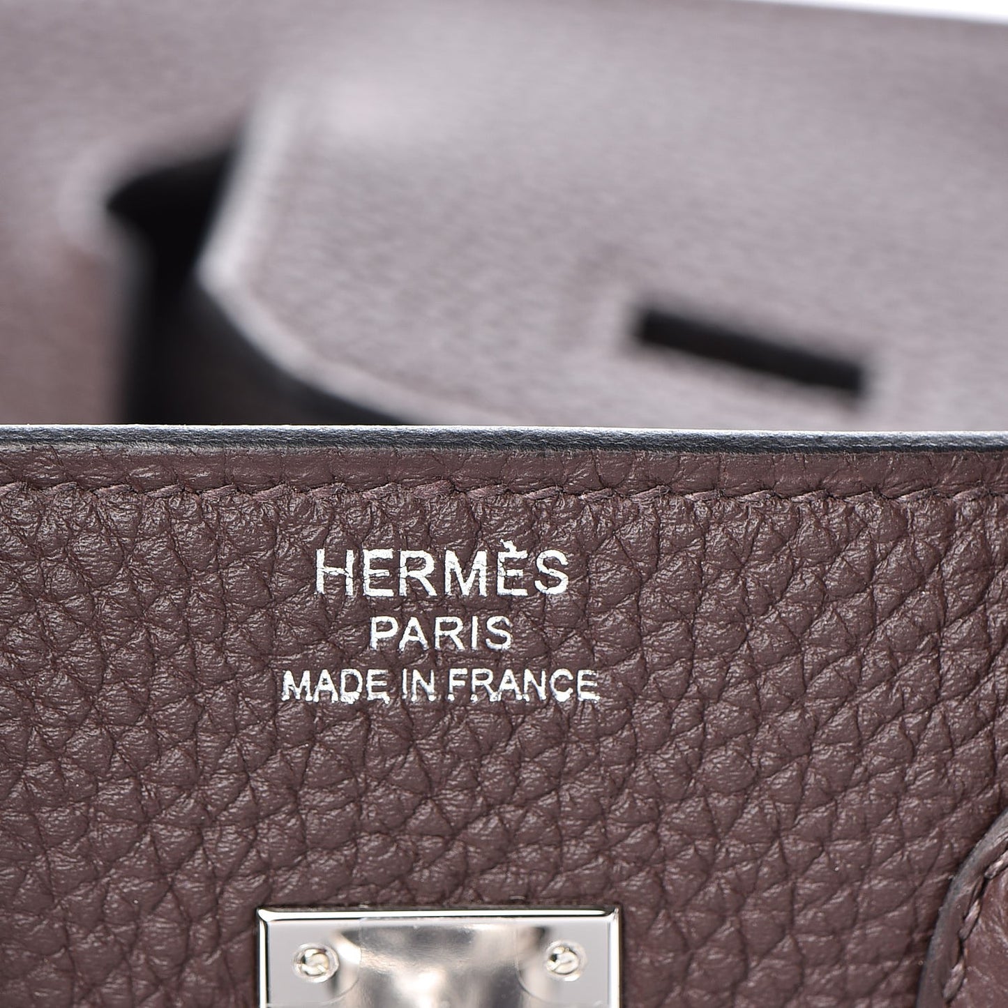 Togo Birkin 25 Chocolate