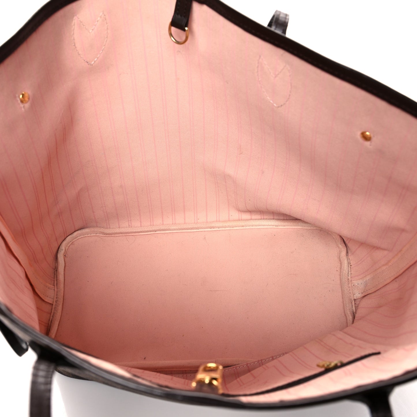 Damier Ebene Neo Neverfull MM Rose Ballerine