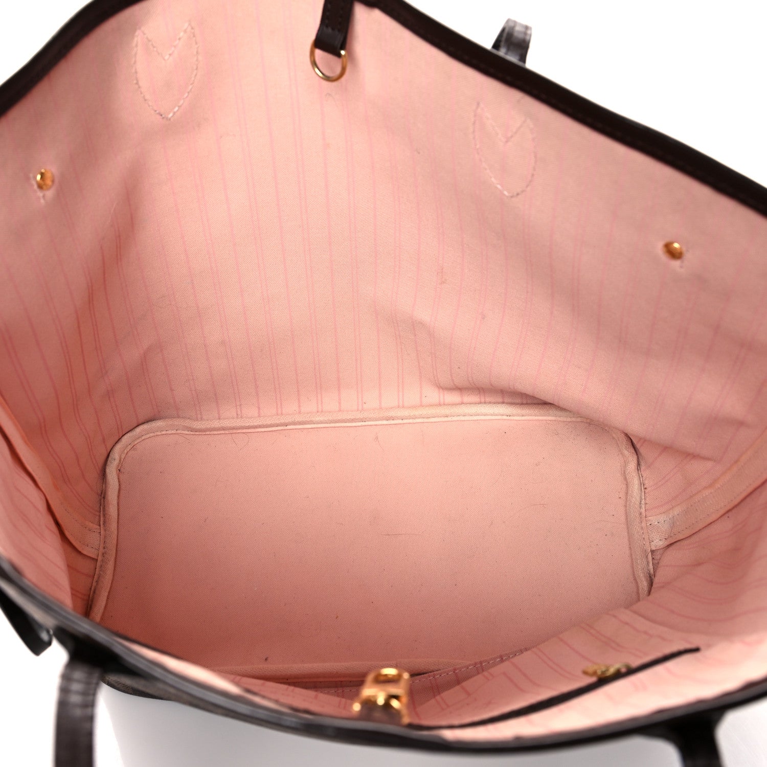 Louis Vuitton Damier Ebene Neo Neverfull MM Rose Ballerine 4 of 12