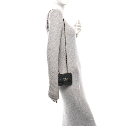 Chanel Lambskin Quilted Trendy CC Card Holder On Chain Black 3 of 23