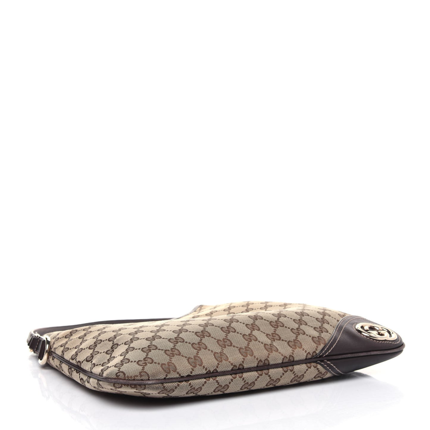 Monogram Medium New Britt Hobo Dark Brown