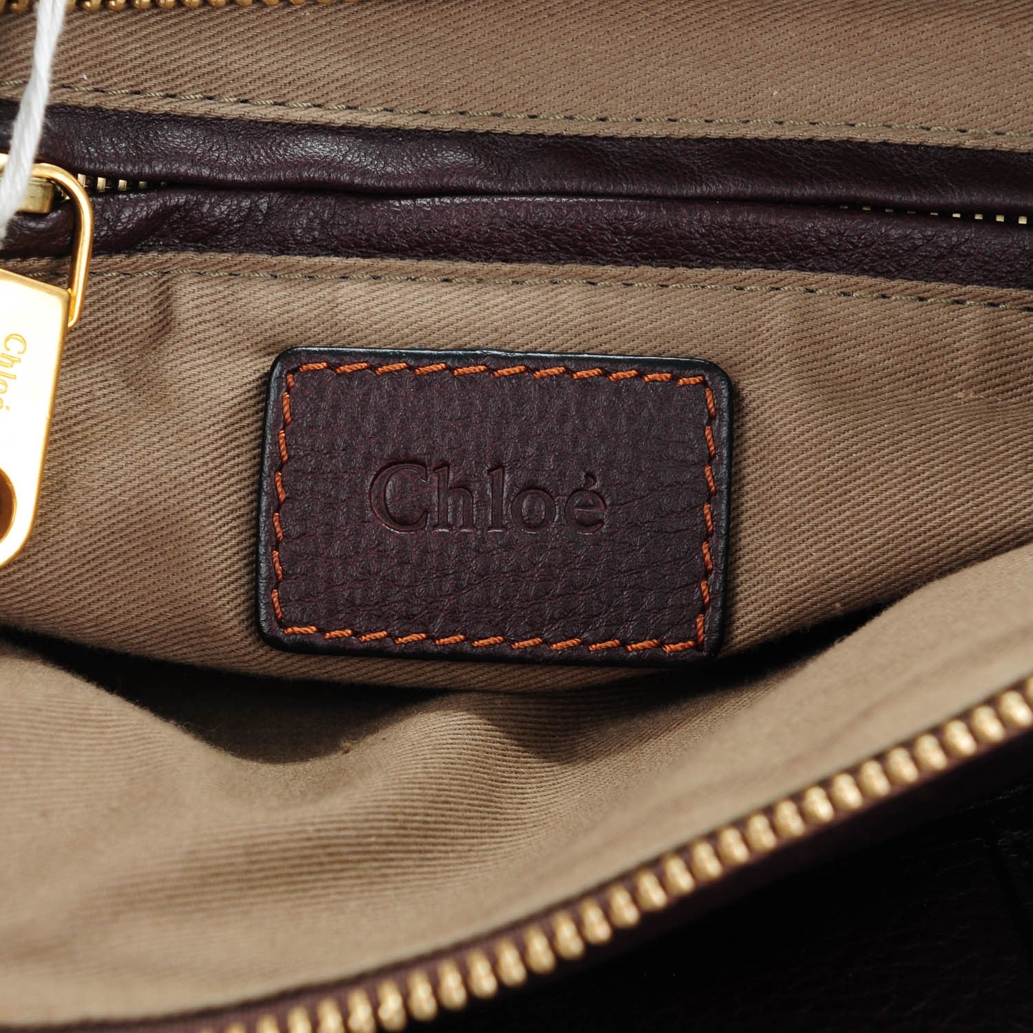 Chloe Calfskin Medium Marcie Satchel Moka 6 of 8