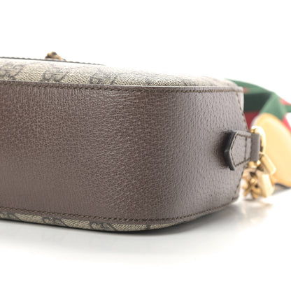 Gucci GG Supreme Monogram Web Neo Vintage Shoulder Bag Beige New Acero Crop 6 of 8