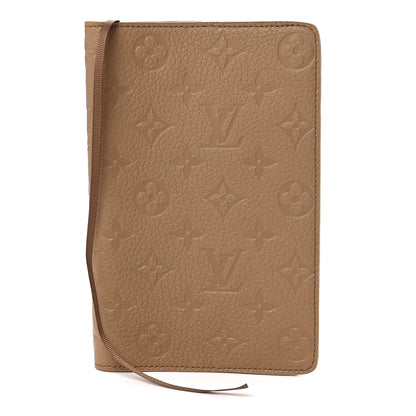 Louis Vuitton Empreinte Monogram Agenda Cover Dune 1 of 9