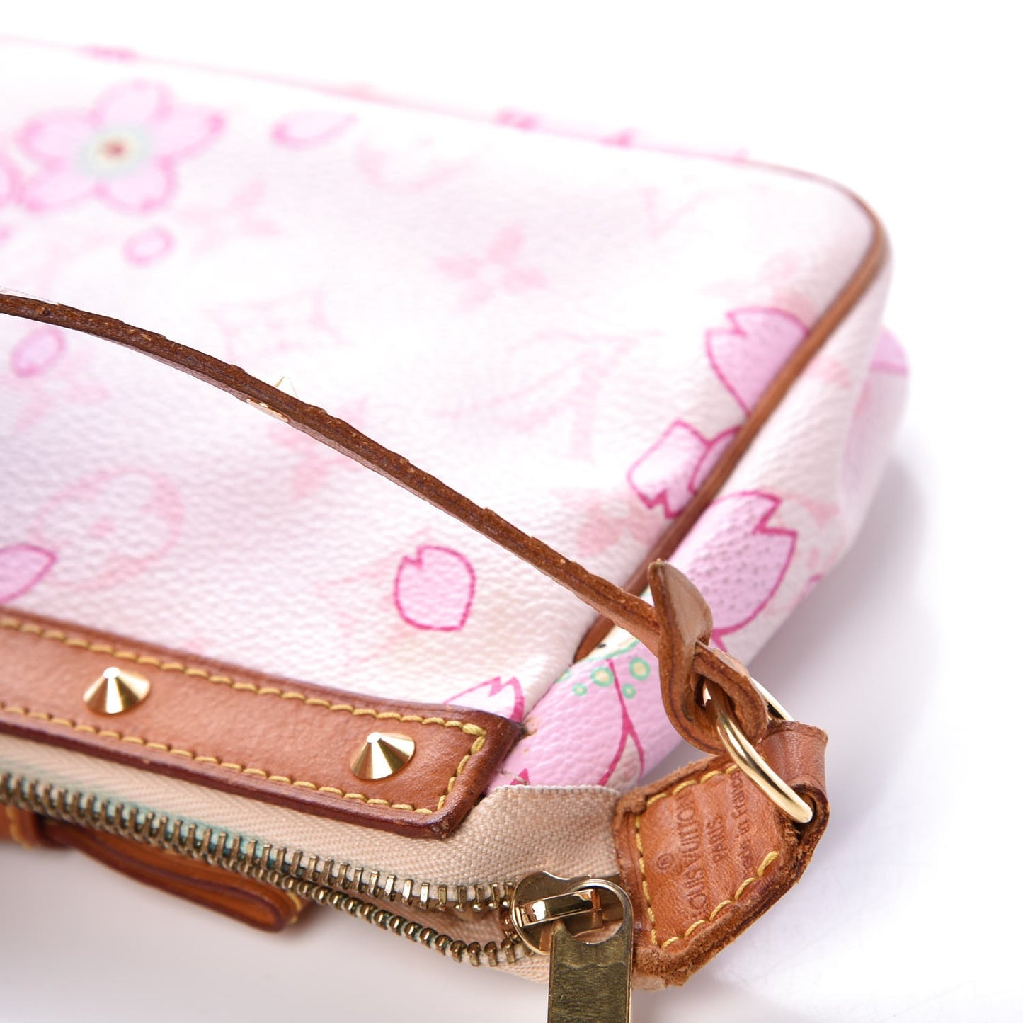Monogram Cherry Blossom Pochette Accessories Pink
